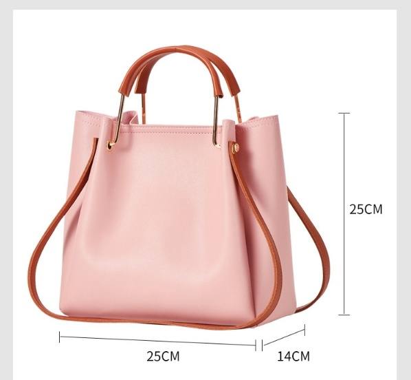 New fashion soft pu leather crossbody handbag tote bag(图6)