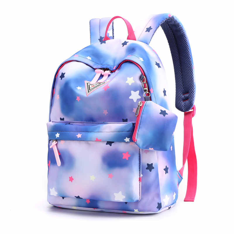 Trendy waterproof breathable soft casual school bag oxford backpack for student
