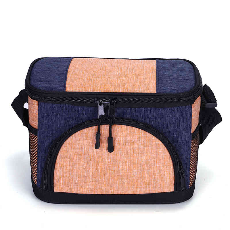 New fashion watertight two layer picnic freezable lunch cooler bag with large capacity