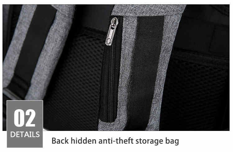 360°anti-theft business computer bag laptop backpack with usb charging port(图12)