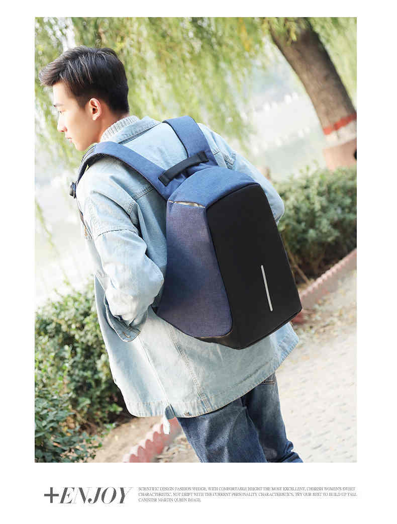 360°anti-theft business computer bag laptop backpack with usb charging port(图23)