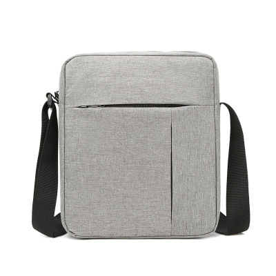 Fashion square polyester messenger bag for men boy(图1)