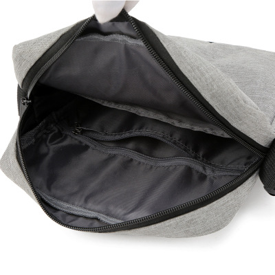 Fashion square polyester messenger bag for men boy(图3)
