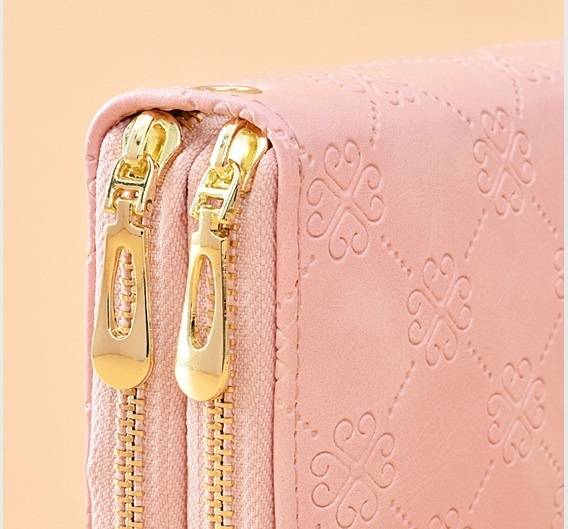 Double layer bright leather frosted wrist band wallet purse(图11)