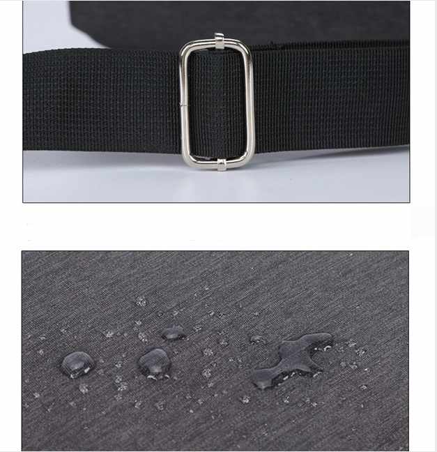 Waterproof 13.3141515.415.6 luggage laptop messenger bag with plush lining(图11)